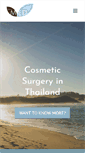 Mobile Screenshot of cosmeticsurgerythailand.com